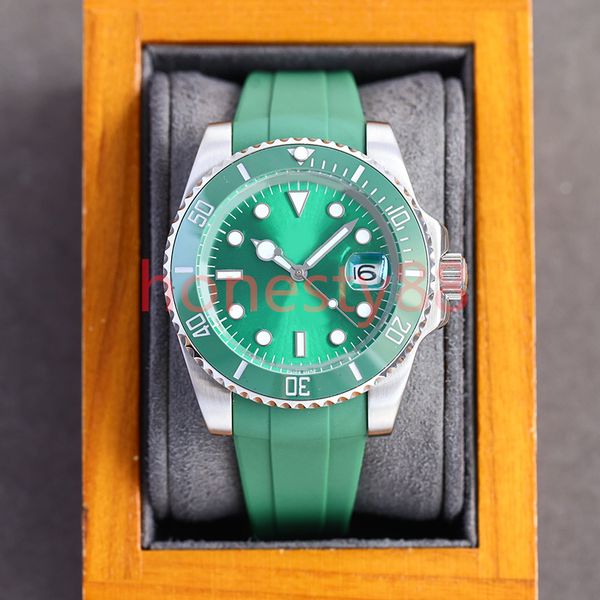 green ceramic dial men's watch 40mm automatic mechanical 904l stainless steel case folding buckle rubber strap calendar sapphire mirror, Slivery;brown
green ceramic dial men's watch 40mm automatic mechanical 904l stainless steel case folding buckle rubber strap calendar sapphire mirror, Slivery;brown