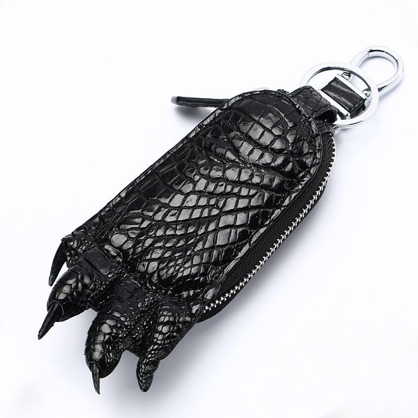 real crocodile leather car key bag crocodile claw key chain men's and women's general business vehicle trend fashion trinkets, Red;blue
real crocodile leather car key bag crocodile claw key chain men's and women's general business vehicle trend fashion trinkets, Red;blue