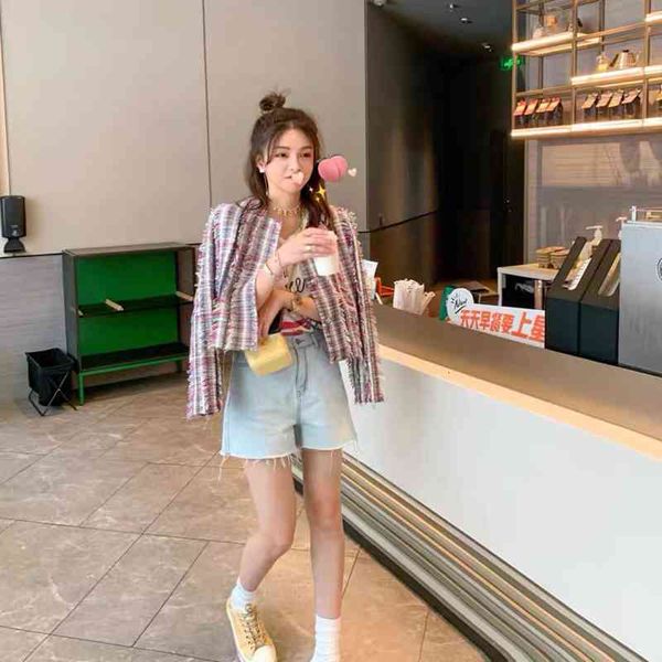 women's jackets color woven small fragrance coat temperament versatile leisure high waist short female tiktok live broadcast zzpl, Black;brown
women's jackets color woven small fragrance coat temperament versatile leisure high waist short female tiktok live broadcast zzpl, Black;brown