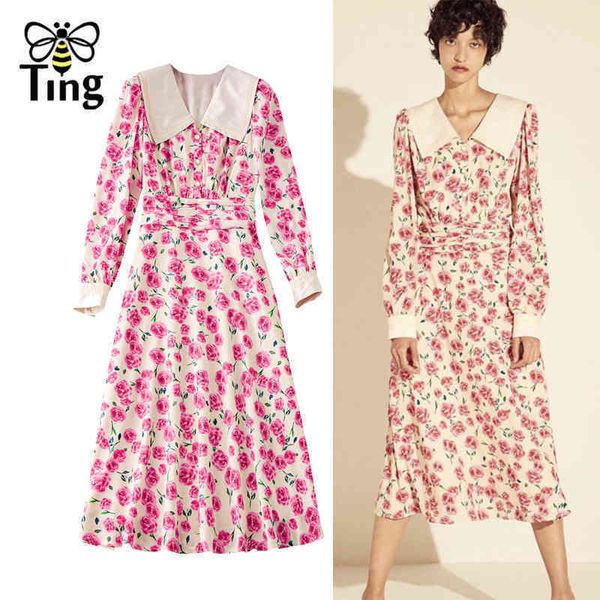 designer runway romantic rose floral vintage party night dresses lady elegant office work dress spring midi de fiesta za 210513, Black;gray
designer runway romantic rose floral vintage party night dresses lady elegant office work dress spring midi de fiesta za 210513, Black;gray