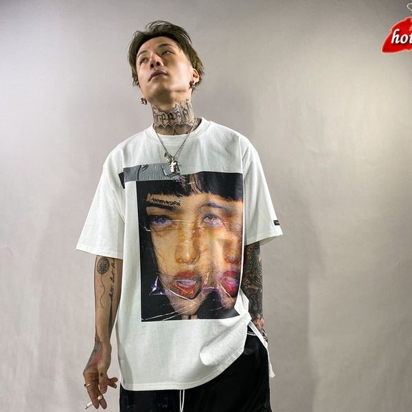 2022 2022 e-baihui character portrait print short-sleeved us t-shirt men's summer high street rock personality five-point sleeve nf-nb2, White;black
2022 2022 e-baihui character portrait print short-sleeved us t-shirt men's summer high street rock personality five-point sleeve nf-nb2, White;black