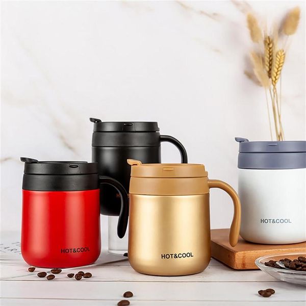 coffee mug thermoses with handle & lid 350ml 304 stainless steel insulated tea cup thermos office a03224v
coffee mug thermoses with handle & lid 350ml 304 stainless steel insulated tea cup thermos office a03224v