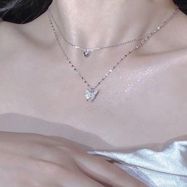 gold plated butterfly necklace women necklace jewelry, Silver
gold plated butterfly necklace women necklace jewelry, Silver