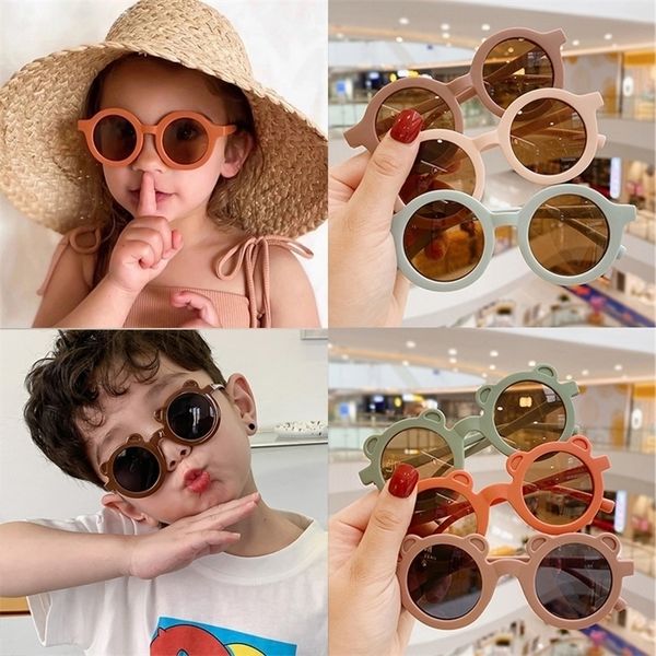 with bag round baby girl sunglasses children cute little bear black pink colorful sun glasses for kids uv400 220714, Blue
with bag round baby girl sunglasses children cute little bear black pink colorful sun glasses for kids uv400 220714, Blue
