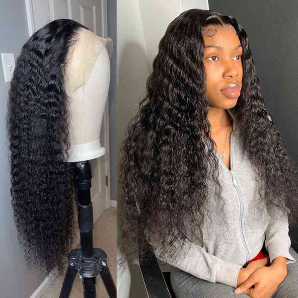 nxy hair wigs 13x4 loose deep wave frontal 30 inch brazilian water closure hd glueless curly lace front human for women 220609, Black
nxy hair wigs 13x4 loose deep wave frontal 30 inch brazilian water closure hd glueless curly lace front human for women 220609, Black
