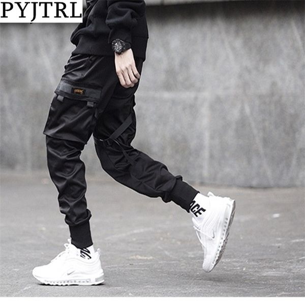 pyjtrl men multi-pocket elastic waist design harem pant streetwear hip hop casual trousers male dancing pants 201126, Black
pyjtrl men multi-pocket elastic waist design harem pant streetwear hip hop casual trousers male dancing pants 201126, Black