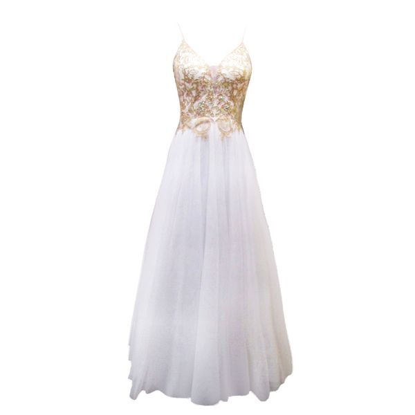 party length dress european american version suspender embroidery bubble floor white skirt, Black
party length dress european american version suspender embroidery bubble floor white skirt, Black