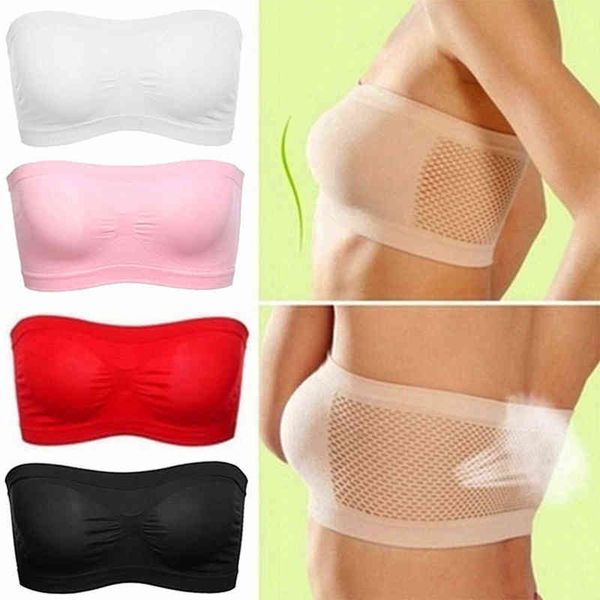 strapless bra seamless bralettes stretchy comfort breathable wire underwire wireless bra for women girls newly l220726, Red;black
strapless bra seamless bralettes stretchy comfort breathable wire underwire wireless bra for women girls newly l220726, Red;black
