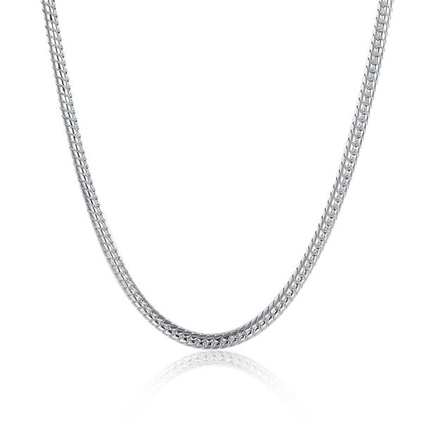 round snake chain fashion jewelry 100% stainless steel necklace for men/women 3 mm 18/20/22/24/28 inches fit pandora203p, Silver
round snake chain fashion jewelry 100% stainless steel necklace for men/women 3 mm 18/20/22/24/28 inches fit pandora203p, Silver