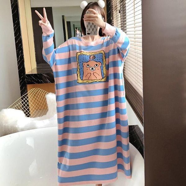 5xl fat mm sleepwear nightdrress women robe stripe nightgown cartoon sleepshirts long-sleeved nightie nightdress, Black;red
5xl fat mm sleepwear nightdrress women robe stripe nightgown cartoon sleepshirts long-sleeved nightie nightdress, Black;red