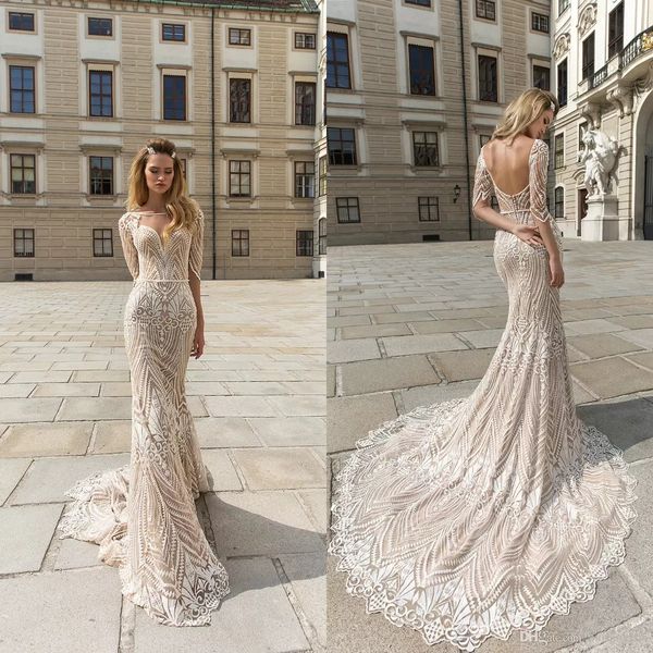 crystal design mermaid wedding dresses bateau neck backless sweep train champagne wedding dress custom made long sleeve beach bridal gowns b, White
crystal design mermaid wedding dresses bateau neck backless sweep train champagne wedding dress custom made long sleeve beach bridal gowns b, White