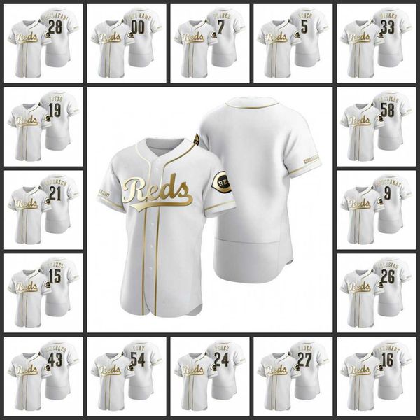 cincinnati's reds men women youth #19 joey votto 7 eugenio suarez 27 trevor bauer 26 raisel iglesias custom white authentic golden edit, Black
cincinnati's reds men women youth #19 joey votto 7 eugenio suarez 27 trevor bauer 26 raisel iglesias custom white authentic golden edit, Black