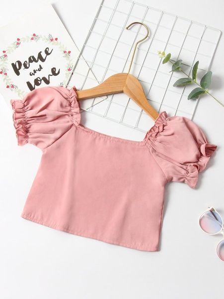 toddler girls flounce sleeve blouse she, White;black
toddler girls flounce sleeve blouse she, White;black