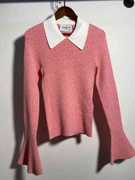 women's knits tees legal family cp home early spring women's polo horn sleeve pink slim fitting sweater, White
women's knits tees legal family cp home early spring women's polo horn sleeve pink slim fitting sweater, White