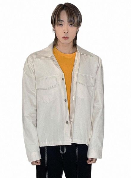 men's jackets silhouette denim jacket long sleeve korean high-end work clothes loose japanese casual coat v04x#, Black;brown
men's jackets silhouette denim jacket long sleeve korean high-end work clothes loose japanese casual coat v04x#, Black;brown