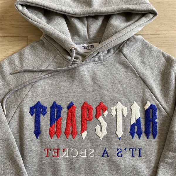 men's tracksuits sportswear trapstar embroidery suits men sports hoodie jogging casual sweatpants for, Gray
men's tracksuits sportswear trapstar embroidery suits men sports hoodie jogging casual sweatpants for, Gray