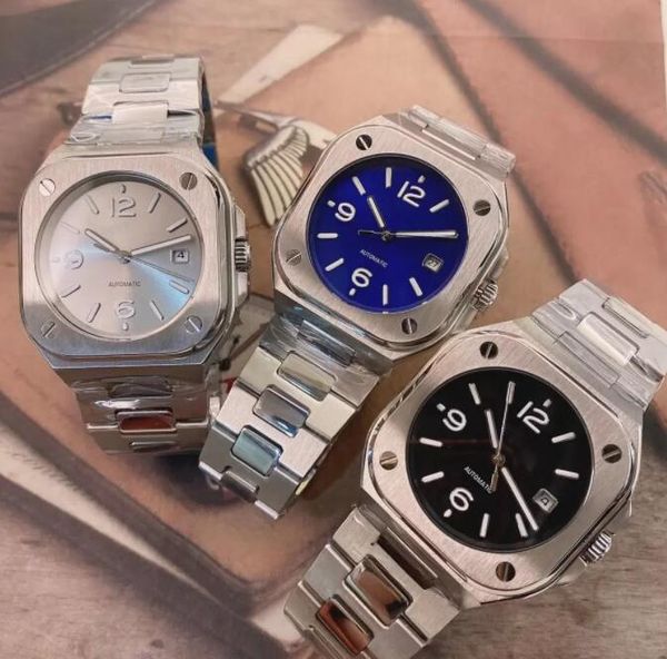 automatic mechanical mens watches watch black dial with stainless steel bracelet 904l br 05 date squar case wristwatches, Slivery;brown
automatic mechanical mens watches watch black dial with stainless steel bracelet 904l br 05 date squar case wristwatches, Slivery;brown
