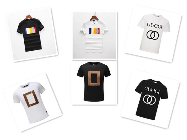 2021 new luxury embroidered t-shirt fashion personality men and women design female t-shirt black and white 100% cott, White;black
2021 new luxury embroidered t-shirt fashion personality men and women design female t-shirt black and white 100% cott, White;black