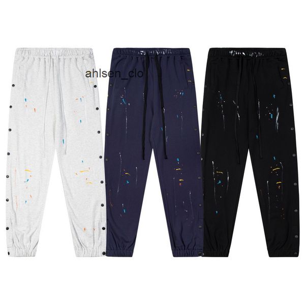 fashion galleryes casual pants splash graffiti button men's and women's loose le, Black
fashion galleryes casual pants splash graffiti button men's and women's loose le, Black