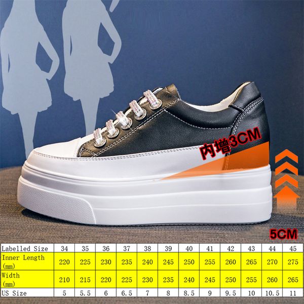 8cm platform wedge sneakers women shoes genuine leather bling bling lace white shoes spring autumn summer shoes footwear, Black;yellow
8cm platform wedge sneakers women shoes genuine leather bling bling lace white shoes spring autumn summer shoes footwear, Black;yellow