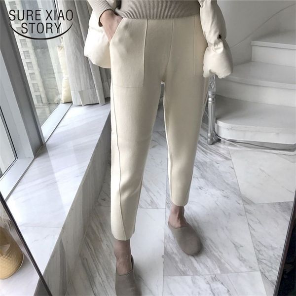 spring casual elastic waist loose women woolen pants autumn winter harem high plus size pocket pantalon femme 220325, Black;white
spring casual elastic waist loose women woolen pants autumn winter harem high plus size pocket pantalon femme 220325, Black;white