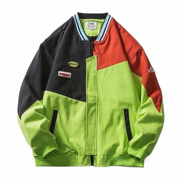men's jackets men full zipper patchwork jacket casual varsity vintage windbreaker harajuku cozy streetwear clothing s2fl#, Black;brown
men's jackets men full zipper patchwork jacket casual varsity vintage windbreaker harajuku cozy streetwear clothing s2fl#, Black;brown
