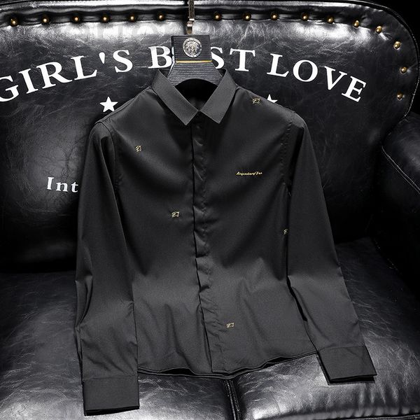 men's casual shirts designer zh586 lily's family mainly promotes spring long sleeved shirts eqn52022, White;black
men's casual shirts designer zh586 lily's family mainly promotes spring long sleeved shirts eqn52022, White;black