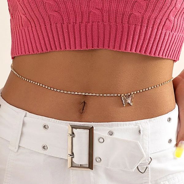 summer crystal butterfly belly chain for women body jewelry zircon waist chain beach bikini body chain accessories, Silver
summer crystal butterfly belly chain for women body jewelry zircon waist chain beach bikini body chain accessories, Silver