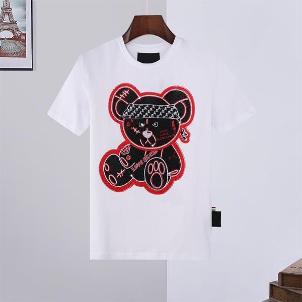 t shirt phillip plain men designer pp skull diamond graphic tee t shirts short sleeve dollar brown bear brand tees o-neck skulls tshirt 13, White;black
t shirt phillip plain men designer pp skull diamond graphic tee t shirts short sleeve dollar brown bear brand tees o-neck skulls tshirt 13, White;black