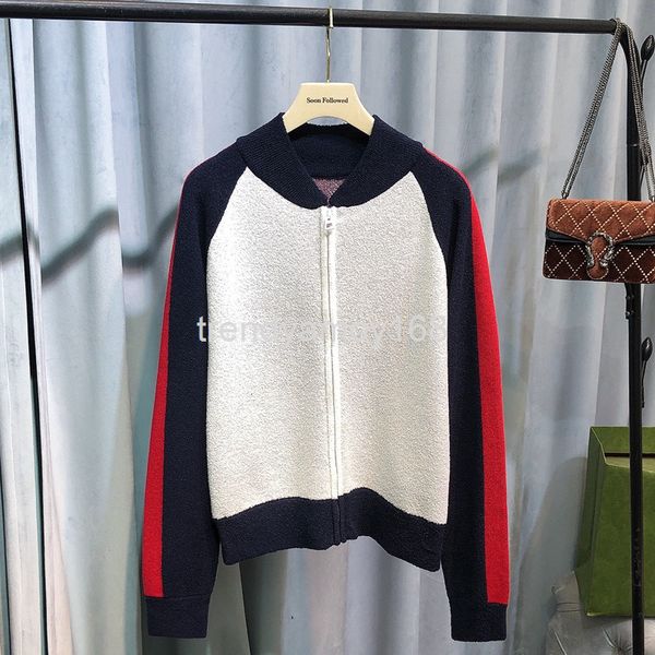 women's knits & tees penny quality 21 early autumn red and blue contrast back love letter printed baseball jacket knitted jacket women, White
women's knits & tees penny quality 21 early autumn red and blue contrast back love letter printed baseball jacket knitted jacket women, White