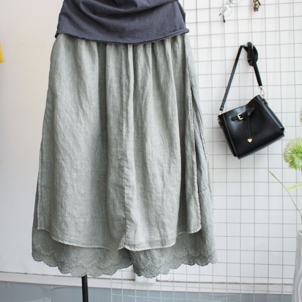 japan style harajuku mori girl wideleg lace pants linen cotton faux teo piece female elastic waist hippie boho trousers pants y200418, Black;white
japan style harajuku mori girl wideleg lace pants linen cotton faux teo piece female elastic waist hippie boho trousers pants y200418, Black;white