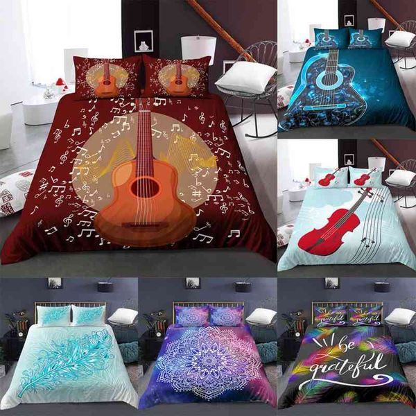 guitar printed duvet cover sets luxury musical bedding 240x220 king quilt covers with pillowcase soft bedclothes
guitar printed duvet cover sets luxury musical bedding 240x220 king quilt covers with pillowcase soft bedclothes
