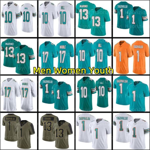 1 tua tagovailoa 17 jaylen waddle tyreek hill football 13 dan marino mens women youth kids jersey, Black;red
1 tua tagovailoa 17 jaylen waddle tyreek hill football 13 dan marino mens women youth kids jersey, Black;red