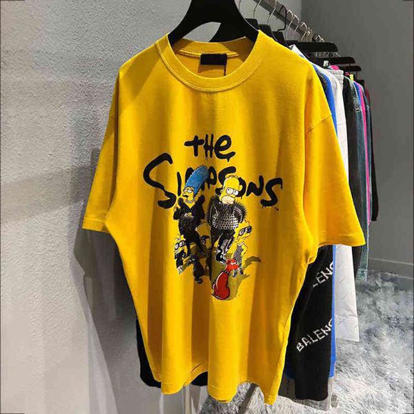 g5uw 2022 spring and summer new products paris simpson printing co branded couple short sleeve t-shirt ins net red same trend, White;black
g5uw 2022 spring and summer new products paris simpson printing co branded couple short sleeve t-shirt ins net red same trend, White;black