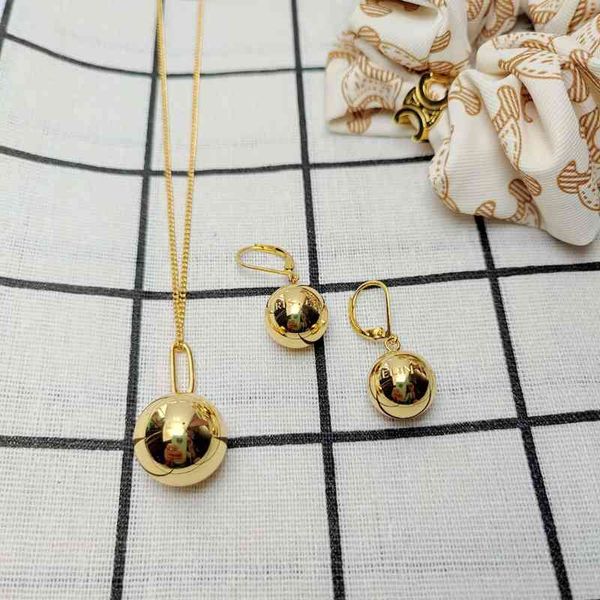 womens designer celi solid small golden ball light extravagant wind earrings with adjustable clavicle chain length ins necklace
womens designer celi solid small golden ball light extravagant wind earrings with adjustable clavicle chain length ins necklace