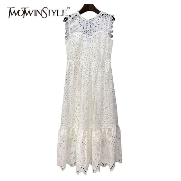 hollow out white dress for women o neck sleeveless elegant summer dresses female fashion clothing stylish 210423, Black;gray
hollow out white dress for women o neck sleeveless elegant summer dresses female fashion clothing stylish 210423, Black;gray