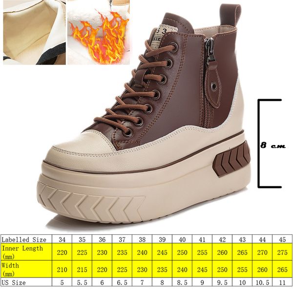 high women shoes genuine pleather 8cm platform wedge hidden heel zipper spring autumn warm fur winter shooes sneakers, Black;yellow
high women shoes genuine pleather 8cm platform wedge hidden heel zipper spring autumn warm fur winter shooes sneakers, Black;yellow