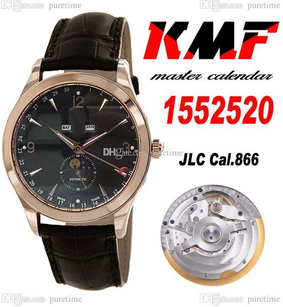 kmf master calendar 1552520 a866 automatic mens watch rose gold black dial strick number markers brown leather strap super eiditon puretime, Slivery;brown
kmf master calendar 1552520 a866 automatic mens watch rose gold black dial strick number markers brown leather strap super eiditon puretime, Slivery;brown