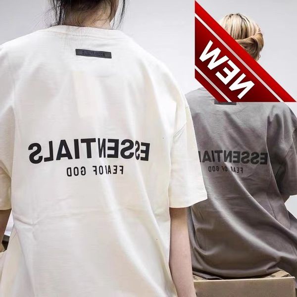 fog double thread essentials back silicone letter summer loose men's and women's same short sleeve couple t-shirt casual, White;black
fog double thread essentials back silicone letter summer loose men's and women's same short sleeve couple t-shirt casual, White;black