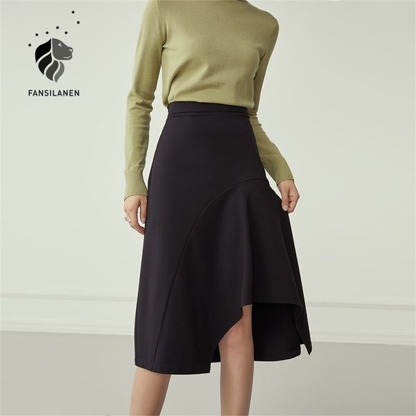fansilanen asymmetrical ruffle elegant black long skirt women high waist autumn a-line skirt female slim vintage skirt 210331
fansilanen asymmetrical ruffle elegant black long skirt women high waist autumn a-line skirt female slim vintage skirt 210331