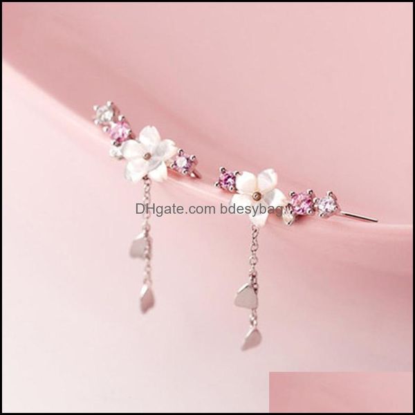 dangle chandelier earrings jewelry sell sterling sier fashion flower cherry blossoms design lady women drop gift delivery 2021 o1ute, Silver
dangle chandelier earrings jewelry sell sterling sier fashion flower cherry blossoms design lady women drop gift delivery 2021 o1ute, Silver