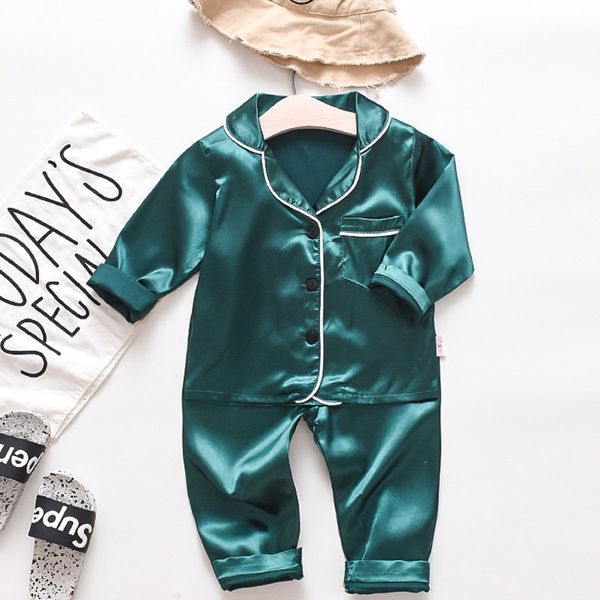 solit boys clothing sets satin fabric baby pyjamas sets 2022 new autumn children for boy sleepwear long-sleeved nightwear kids clothes 90cm, White
solit boys clothing sets satin fabric baby pyjamas sets 2022 new autumn children for boy sleepwear long-sleeved nightwear kids clothes 90cm, White