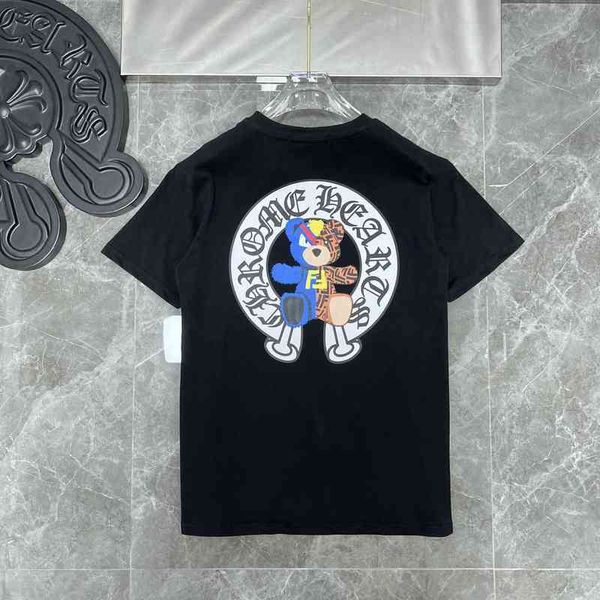 factory online export new designer brand short sleeves crowe cartoon men's and women's cross ch quality horseshoe print casual sle, White;black
factory online export new designer brand short sleeves crowe cartoon men's and women's cross ch quality horseshoe print casual sle, White;black