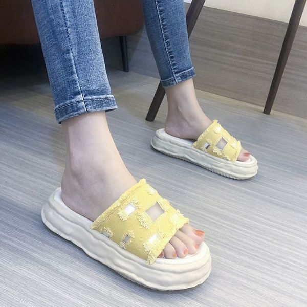 outdoor platform slippers for women 2022 summer new fashion versatile comfortable non-slip breathable high cloth sandals, Black
outdoor platform slippers for women 2022 summer new fashion versatile comfortable non-slip breathable high cloth sandals, Black