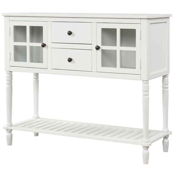 dining room sideboard console table with bottom shelf farmhouse wood/glass buffet storage cabinet
dining room sideboard console table with bottom shelf farmhouse wood/glass buffet storage cabinet