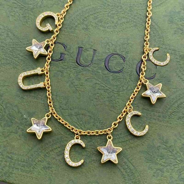 76% off designer jewelry / new star letter inlaid rhinestone women's net red same fashion versatile necklace, Silver
76% off designer jewelry / new star letter inlaid rhinestone women's net red same fashion versatile necklace, Silver