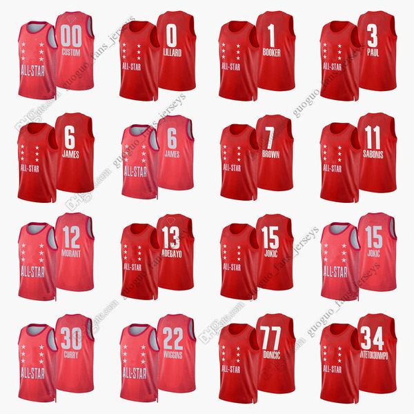 custom printed 22 new basketball jerseys paul lillard booker sabonis antetokounmpo morant brown jokic jokic curry wiggins adebayo james donc, Black;red
custom printed 22 new basketball jerseys paul lillard booker sabonis antetokounmpo morant brown jokic jokic curry wiggins adebayo james donc, Black;red