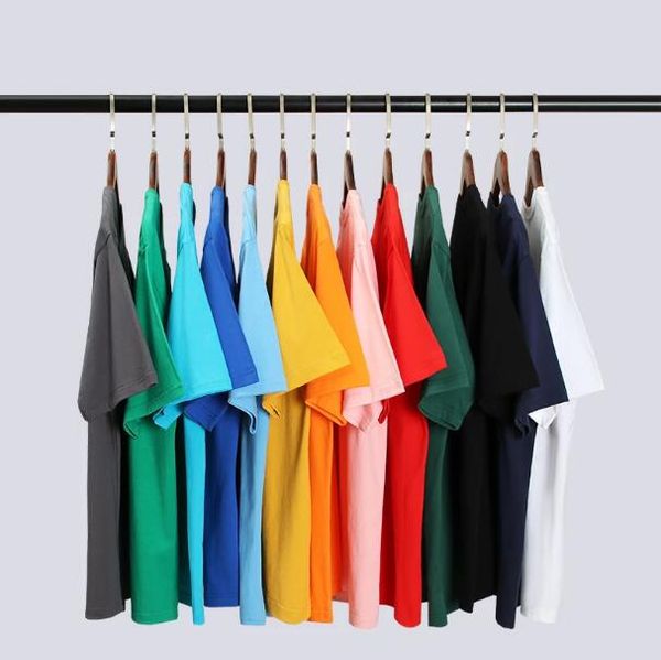 summer cotton t-shirt loose round neck bottomed short sleeve solid color men's women's large 13 styles, White;black
summer cotton t-shirt loose round neck bottomed short sleeve solid color men's women's large 13 styles, White;black