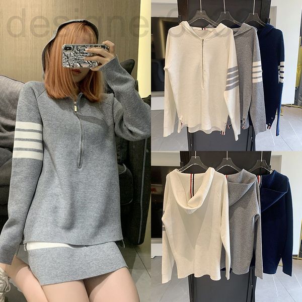 women's knits & tees designer spring / summer tb waffle stripe knitted sweater pullover zipper hoodie jacket q0ru, White
women's knits & tees designer spring / summer tb waffle stripe knitted sweater pullover zipper hoodie jacket q0ru, White