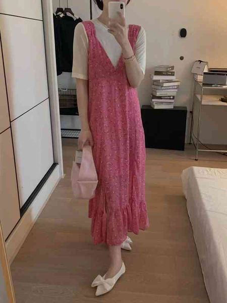 women's two piece pants now the summer south korea dongdamen v-neck floral ruffle dress solid color five sleeve t-shirt set oyfc, White
women's two piece pants now the summer south korea dongdamen v-neck floral ruffle dress solid color five sleeve t-shirt set oyfc, White